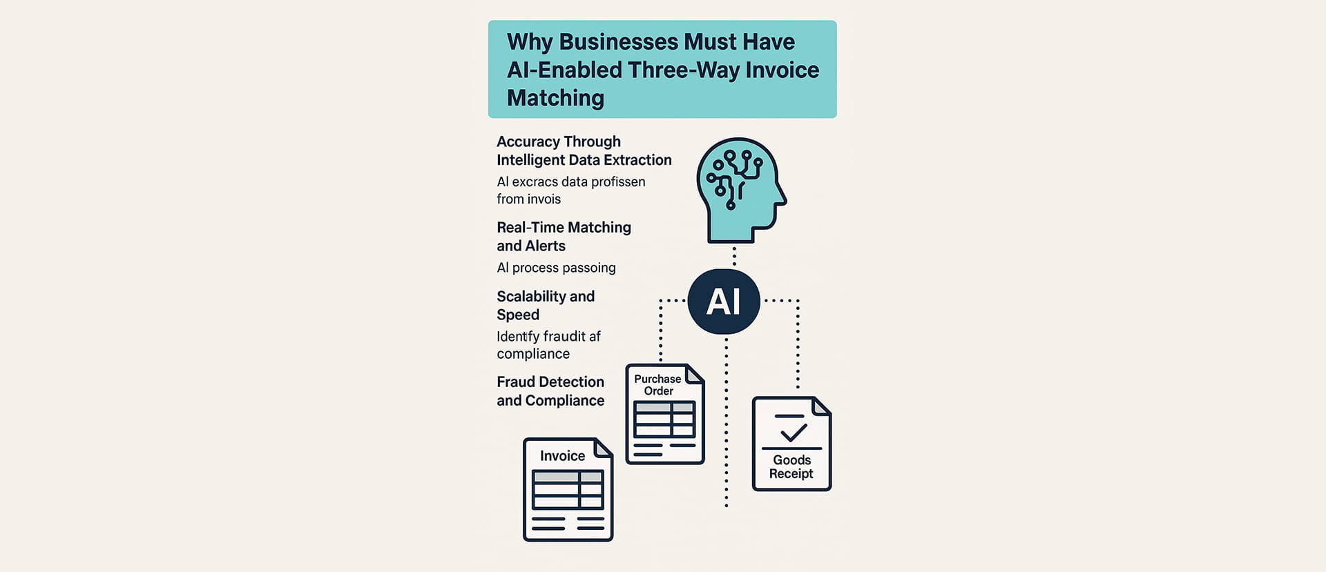 Why Businesses Must Have AI-Enabled Three-Way Invoice Matching