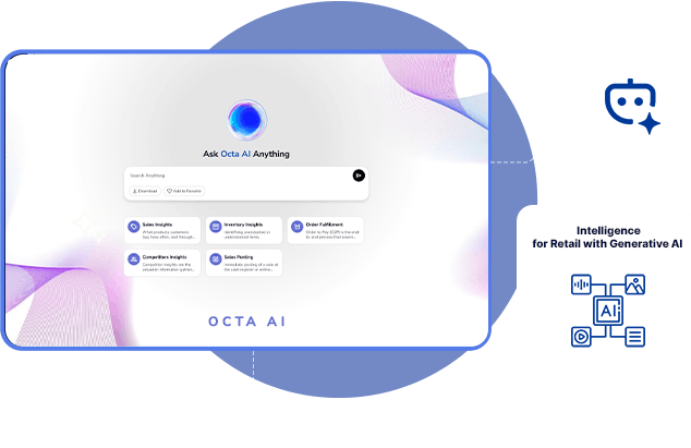 OCTA AI conversational BI dashboard for retail
